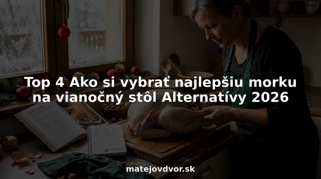 Top 4 Ako si vybrať najlepšiu morku na vianočný stôl Alternatívy 2026